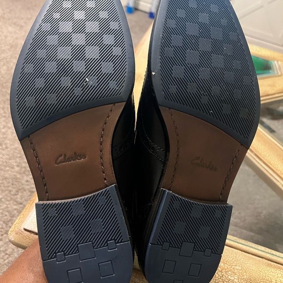 NWOB Clarks Wingtip Full Brogue Black Leather Oxford Men Shoes 11.5M - Picture 13 of 15